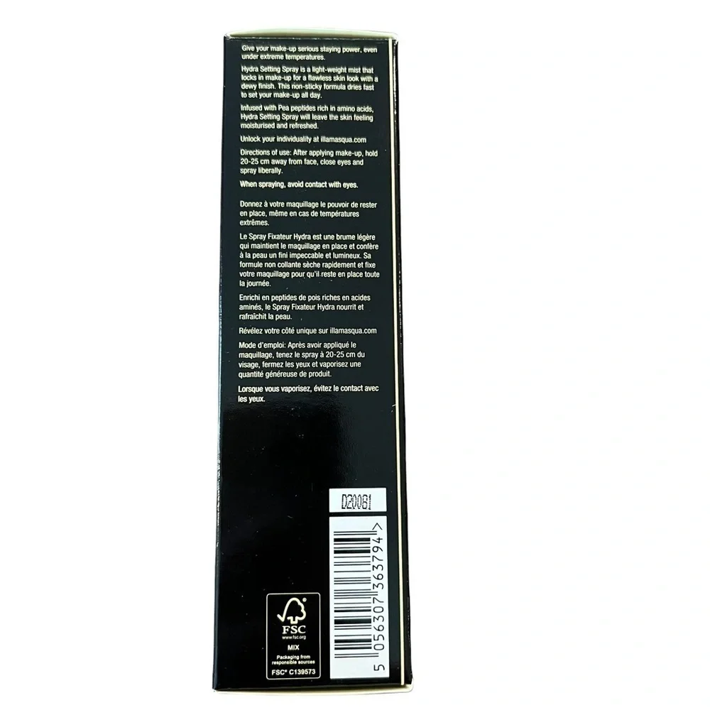 ILLAMASQUA Hydra Setting Spray Lightweight Mist NEW